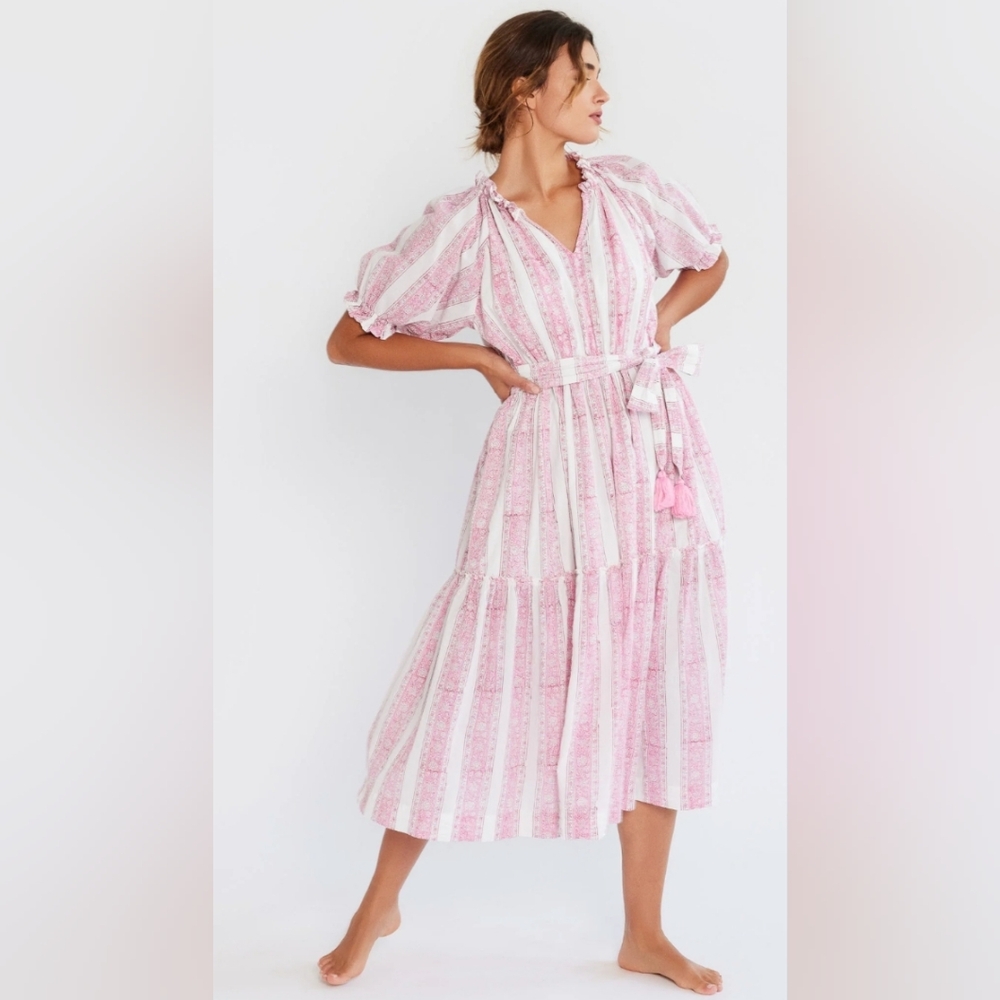 MILLE Zoe dress in Jaipur stripe